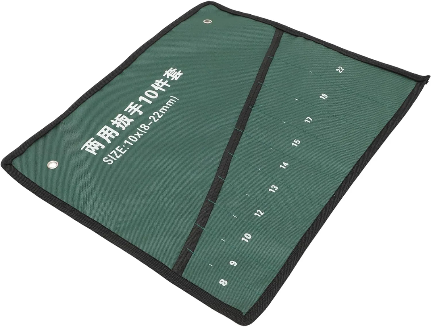 Multi Purpose Tool Roll Bag Canvas Wrench Organizer Capacity Tool Socket Holder for Electricians Auto Workers Heavy Duty Roll Up Pouch with Design