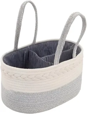 Multifunctional Travel Out Portable Mommy Bag Cotton Rope Diaper Bag Diaper Storage Bag Baby Diaper Storage Basket