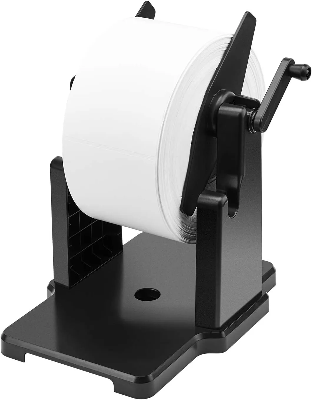 MUNBYN External Rolls Label Holder, 2 in 1 Fan-Fold Stack Paper Holder for Desktop Thermal Label Printer