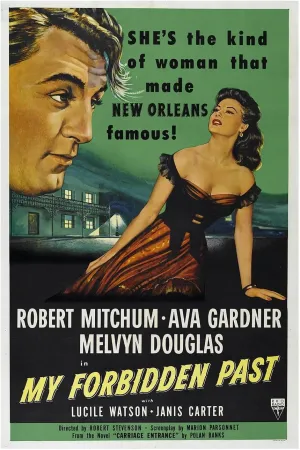 My Forbidden Past 1951 - Robert Mitchum - Vintage Classic Movie Poster-8 x 12 Inches - US/CAN only
