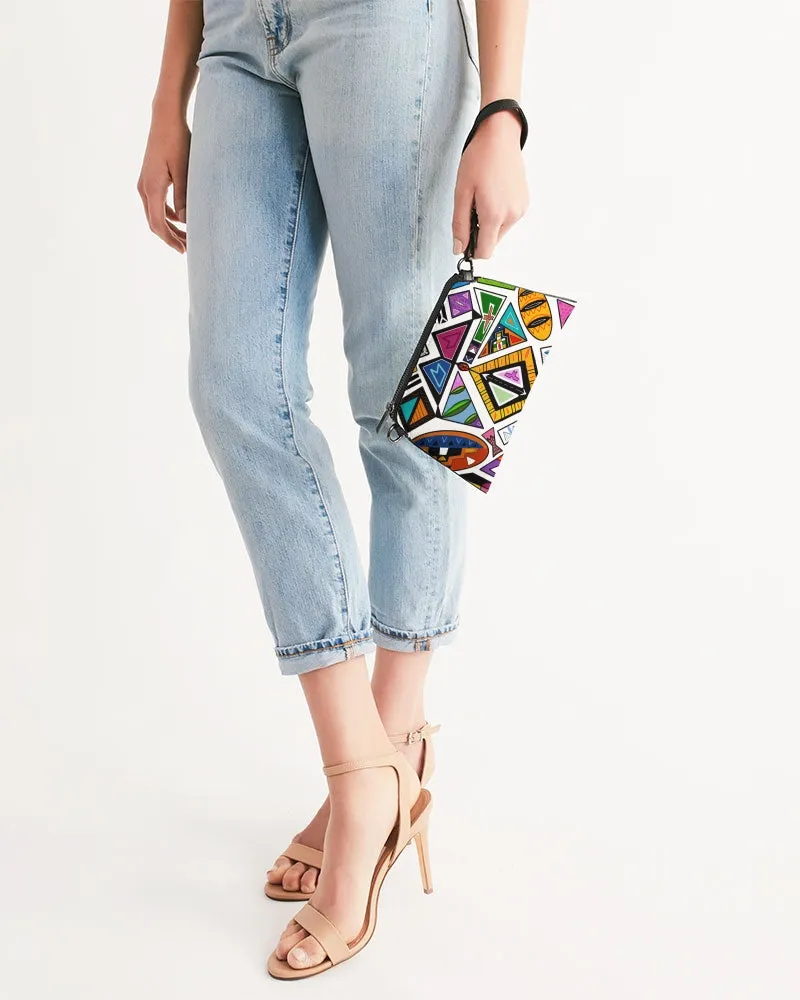 Ndebele -White Wristlet