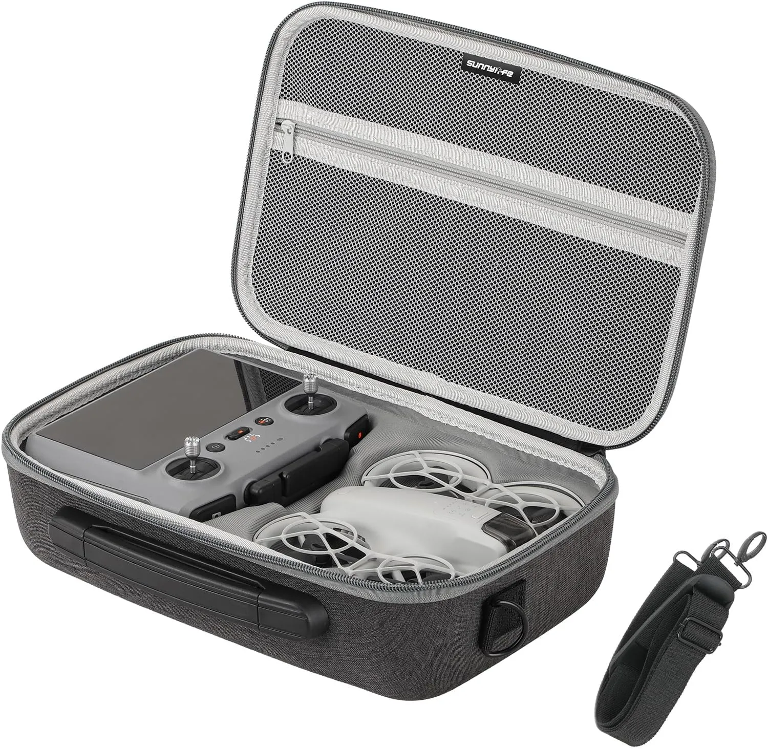 Neo RC 2 Case, Portable Travel Shoulder Bag for DJI Neo Fly More Combo Drone and RC 2 Remote Controller Accessories