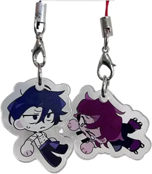New 2026 Game Dead Plate Rody Cosplay Acrylic Keychain 2 Pcs/Set Key Chain Rope Phone Chain Bag Pendant Accessories Prop Jewelry Finding Fashion Accessories Creative Gift