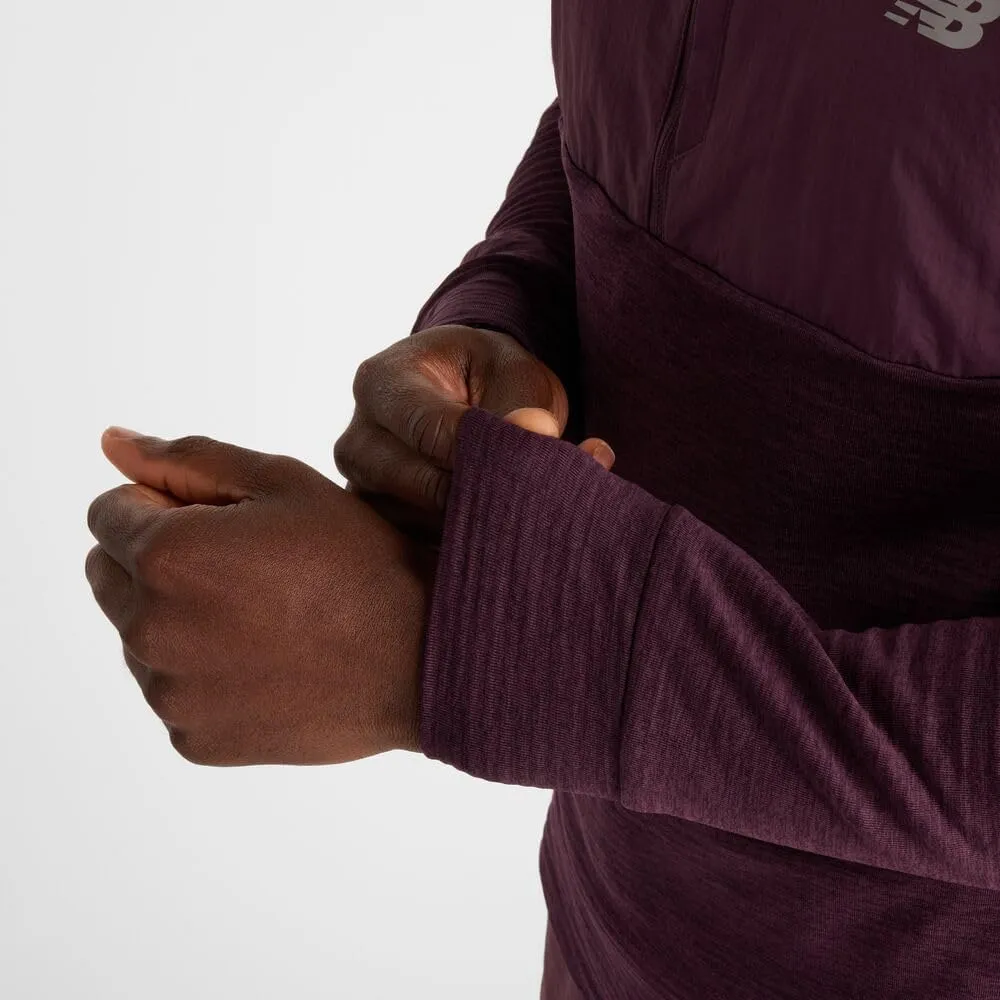New Balance Mens Athletics Heat Grid 1/2 Zip