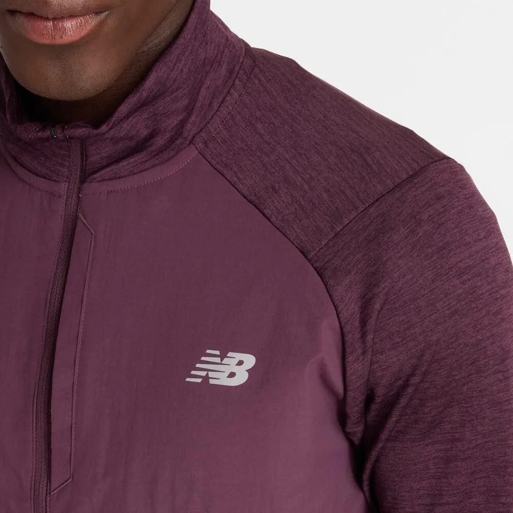 New Balance Mens Athletics Heat Grid 1/2 Zip