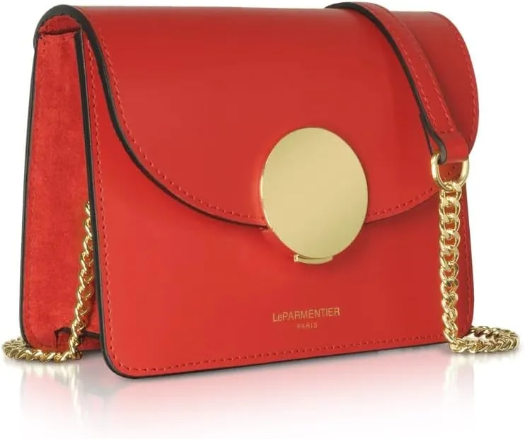 New Ondina Mini Shoulder Bag, Calf Leather, Gold Hardware, 6.7 x 5.1 x 3 inches