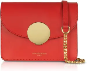 New Ondina Mini Shoulder Bag, Calf Leather, Gold Hardware, 6.7 x 5.1 x 3 inches