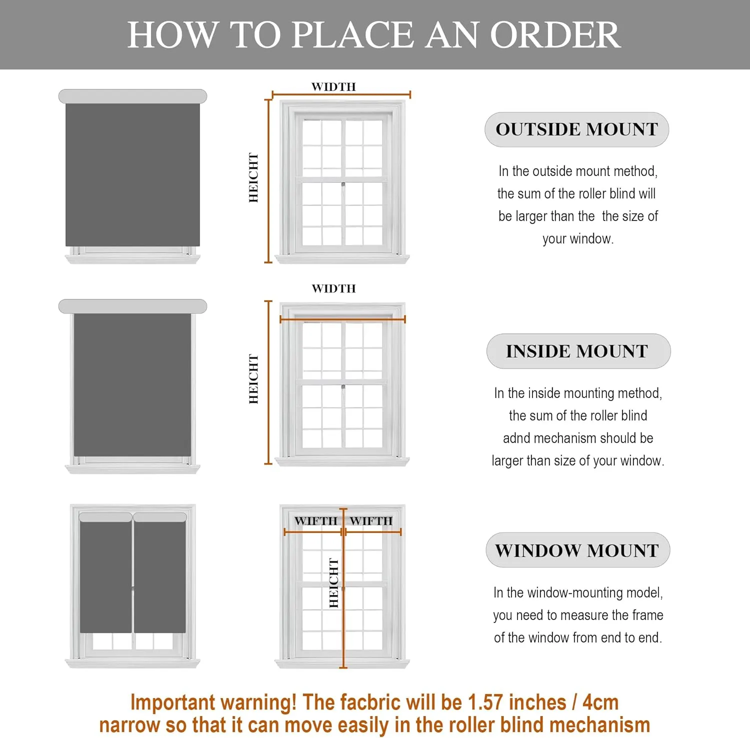 NICETOWN Portable Blackout Small Curtains for Kitchen, Thermal Lnsulated Self-Adhesive Short Curtain Drapes for Baby Nursery/Storage Room Bathroom Basement, 1 Panel (Grey, 42" W x 48" L)