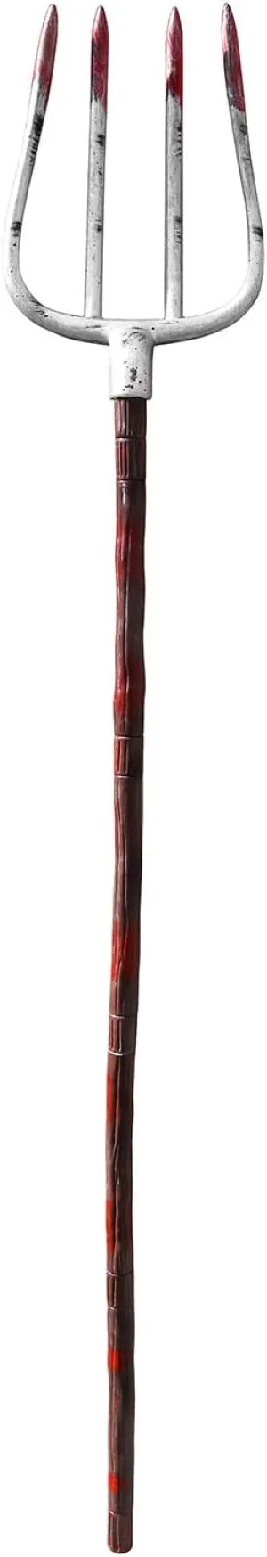 Nicky Bigs Novelties Adult Trident Staff 5pc Set King Neptune Trident Classic Costume Devil Pitchfork Accessory Prop Gold
