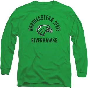 Northeastern State University Official NSU Riverhawks Logo Unisex Adult Long-Sleeve T Shirt
