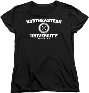 Northeastern University Official Circle Logo Women's T Shirt