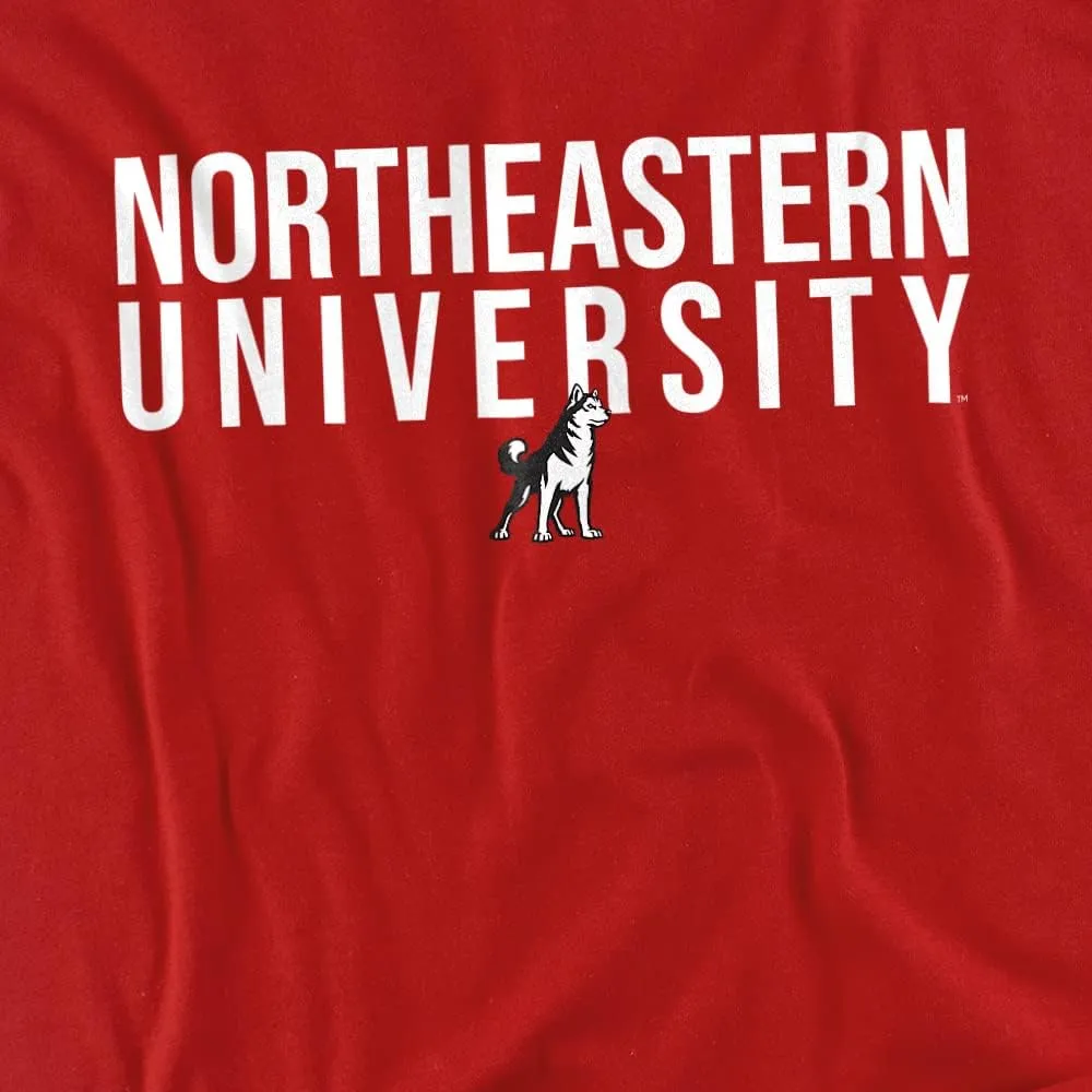 Northeastern University Official Stacked Women's T Shirt