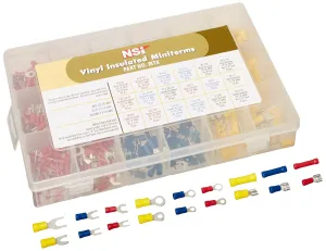 Nsi Industries Mtk 493-pc Miniterm Kit (without Tool)