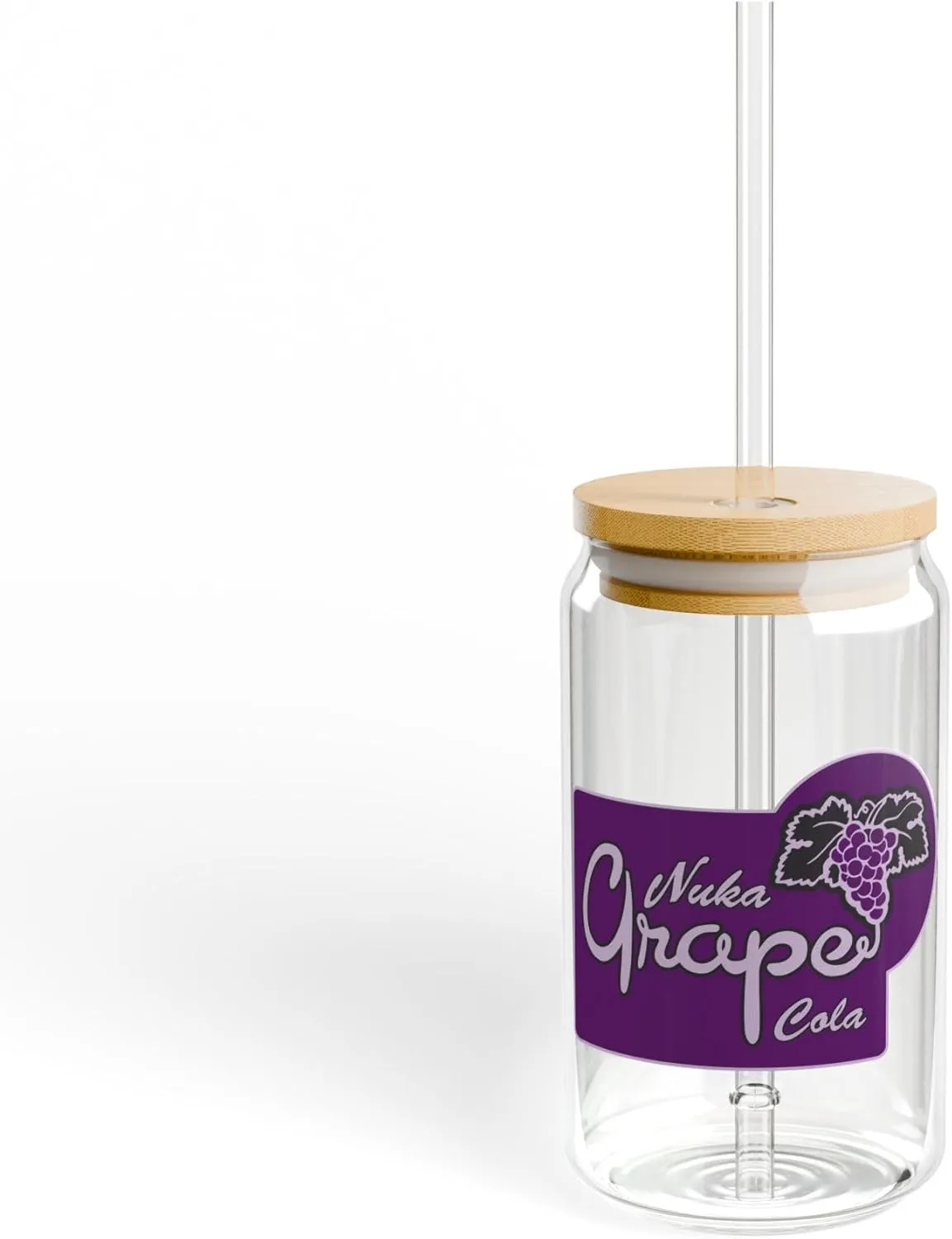 Nuka-Grape Soda Glass Tumbler 16 oz, Wasteland Cosplay Fan Art