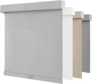 NUTRO CHILL Cordless Window Blinds, Free-Stop Blackout Blinds for Indoor Windwos with Thermal Insulated UV Protection Fabric, Easy to Install(60''x72'', Light Grey)