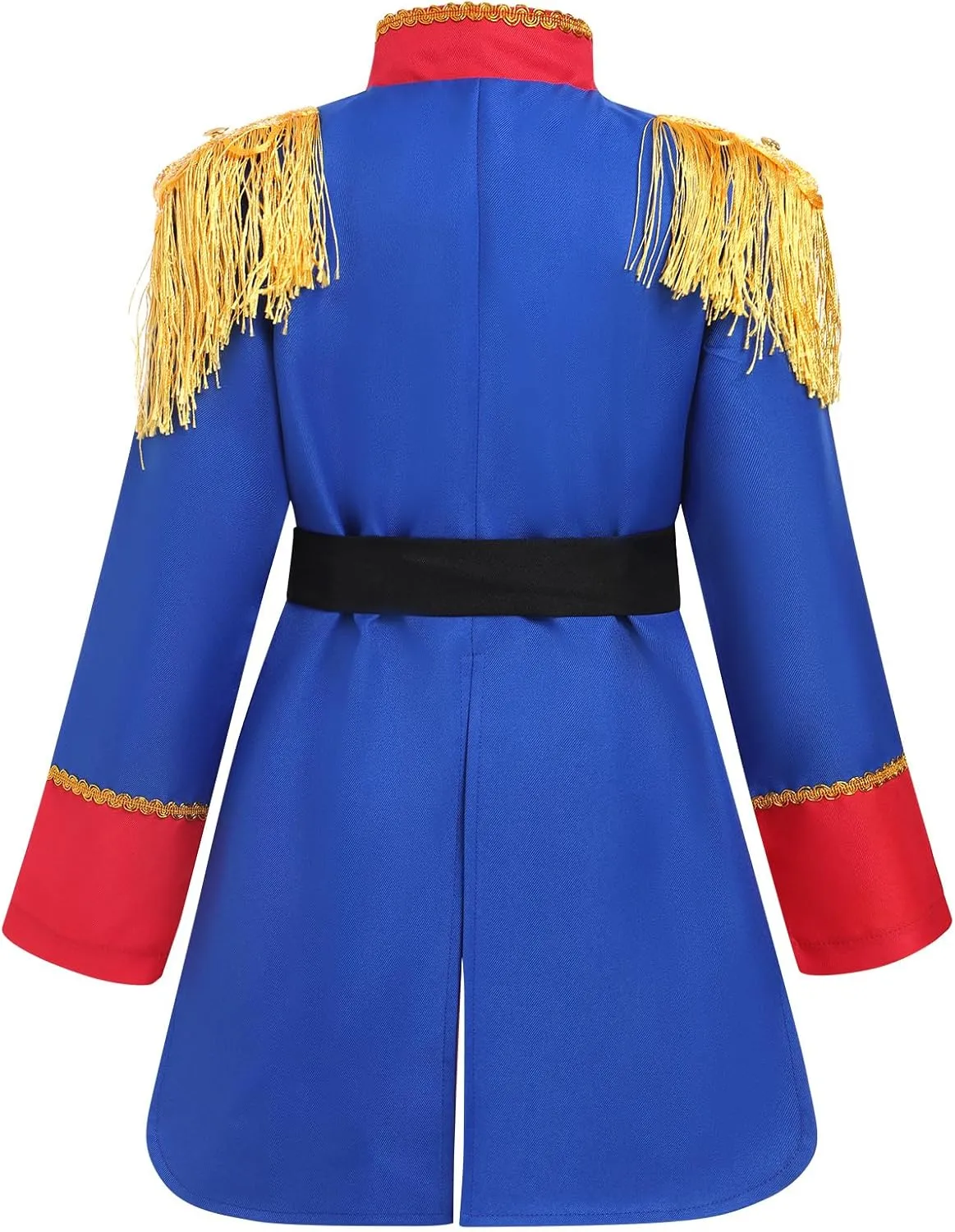 ODASDO Kids Boys Prince Soldier Circus Pirate Jacket Tailcoat Halloween Costume Christmas Role Play Dress Up