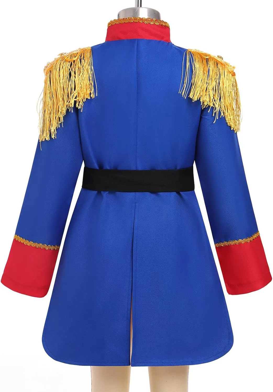 ODASDO Kids Boys Prince Soldier Circus Pirate Jacket Tailcoat Halloween Costume Christmas Role Play Dress Up