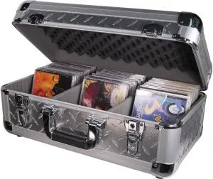ODYSSEY KCD200SIL Silver Krom Case For 300 View Packs