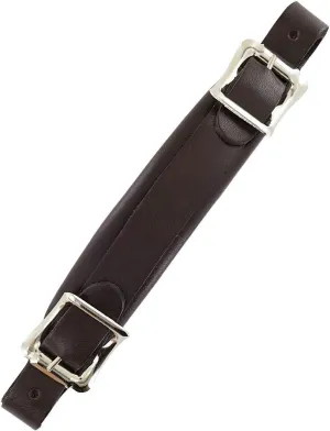 Ohio Travel Bag Emergency Handle, 6-1/2 Inch, Brown with Nickel Hardware, Leather with Nickel Hardware, 67-BRO