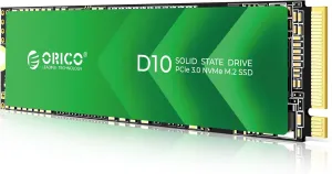 ORICO 1TB M.2 NVMe SSD, PCIe Gen3x4 2280 SSD - Up to 3600MB/s, Internal Solid State Drive with TLC NAND Flash, Compatible with Raspberry Pi 5 Desktop Laptop - D10