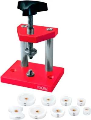 Original Horotec MSA07.105 Press for Closing Snap-On Case Backs - Swiss Made Watchmaker Tools