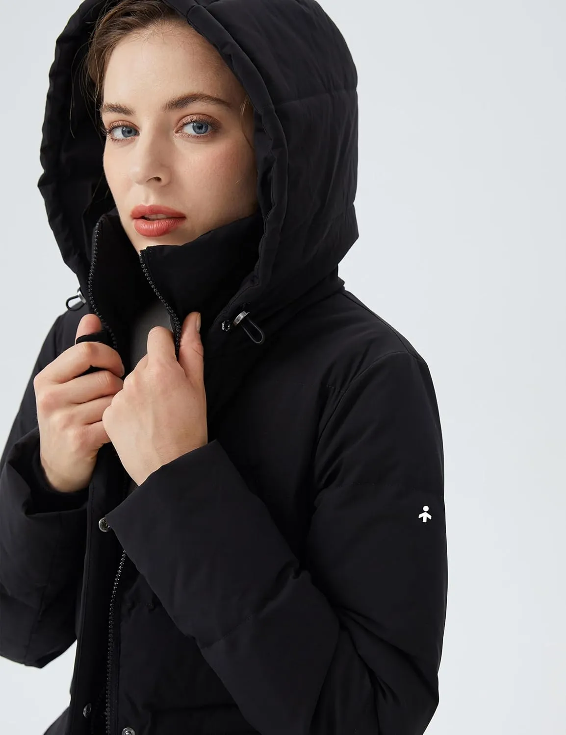 Orolay Women's Puffer Winter Down Coat Thickened Parka Jacket with Hood