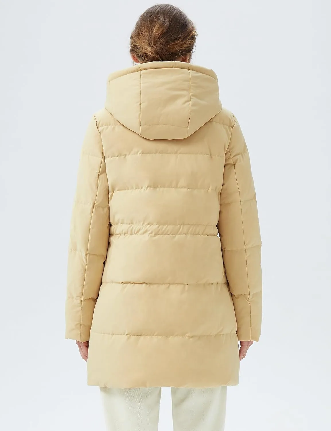 Orolay Women's Puffer Winter Down Coat Thickened Parka Jacket with Hood