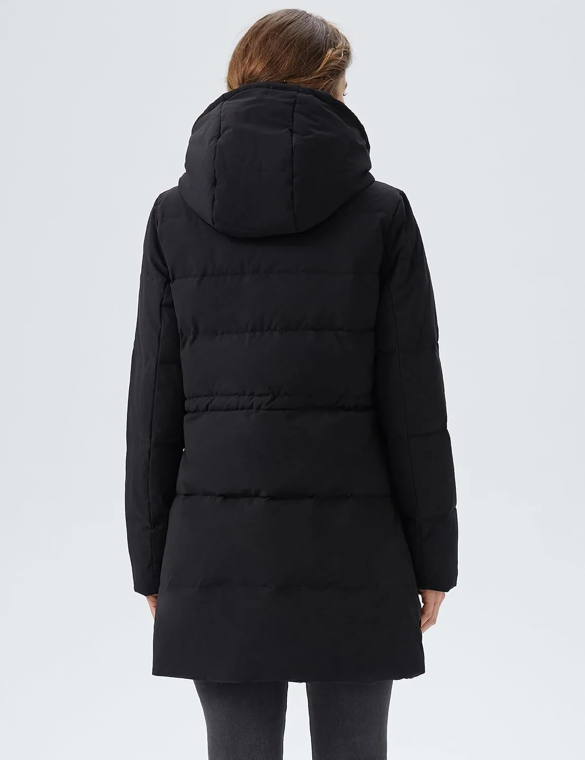 Orolay Women's Puffer Winter Down Coat Thickened Parka Jacket with Hood