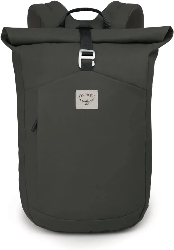 Osprey Arcane Roll Top Commuter Backpack, Stonewash Black