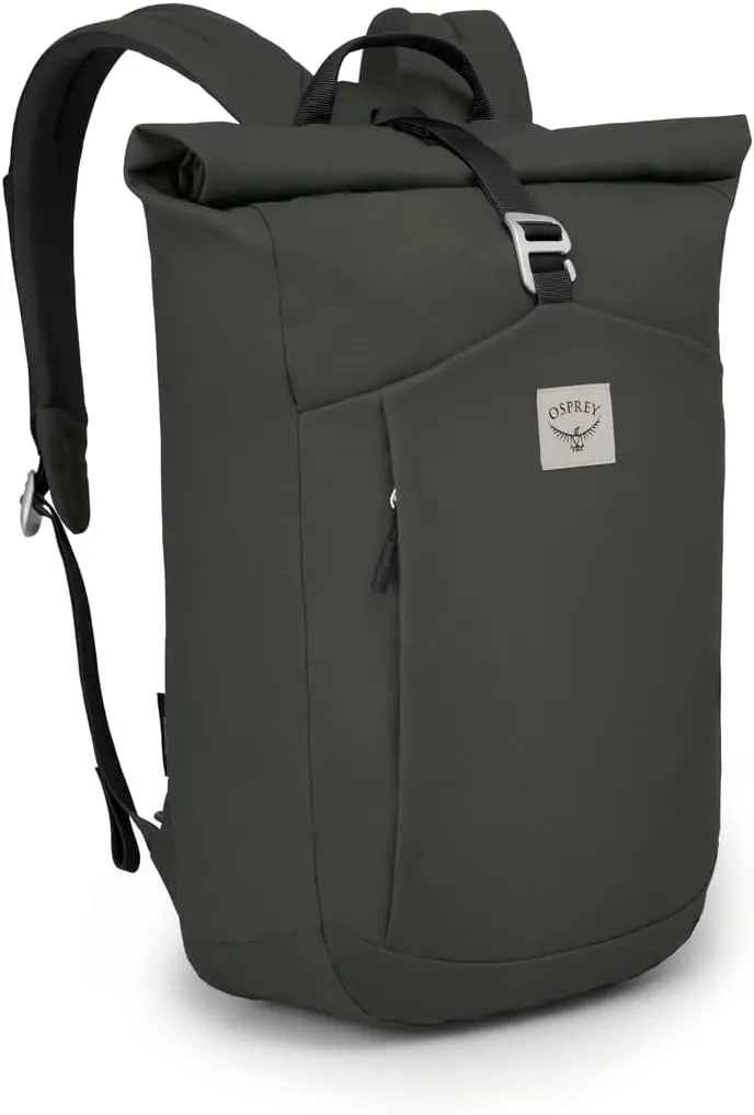 Osprey Arcane Roll Top Commuter Backpack, Stonewash Black