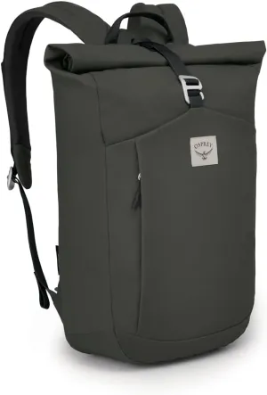Osprey Arcane Roll Top Commuter Backpack, Stonewash Black