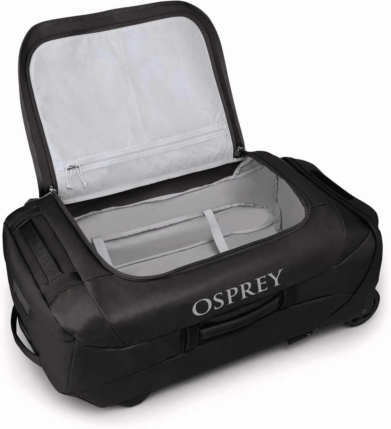 Osprey Transporter 90L Wheeled Travel Duffel Bag, Black, One Size