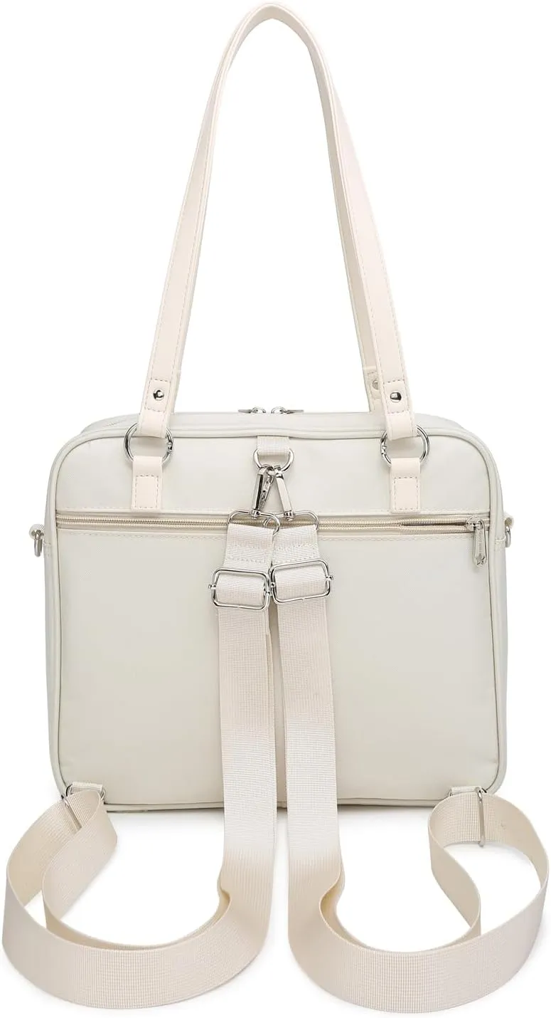 Oxford Ita Bag Crossbody Shoulder Bag Satchel Messenger Backpack Multi-Purpose Pins Display