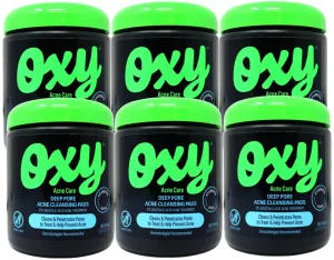 OXY Daily Defense Cleansing Pads 90 Each (Pack of 6)