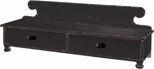 Park Designs Counter Shelf Aged Black