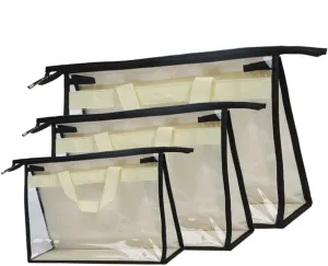 PartyKindom Purse Dust Bag Set Pcs Tote Storage Bag Strong Seal Pvc for Easy Observation