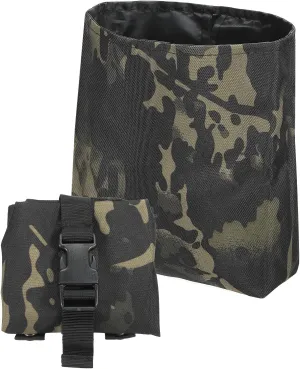 PATIKIL Dump Pouch, Waist Folding Dump Bag Roll-Up Drawstring Utility Tool Storage Pack Backpack Accessories Shooting Outdoor Sports Bag