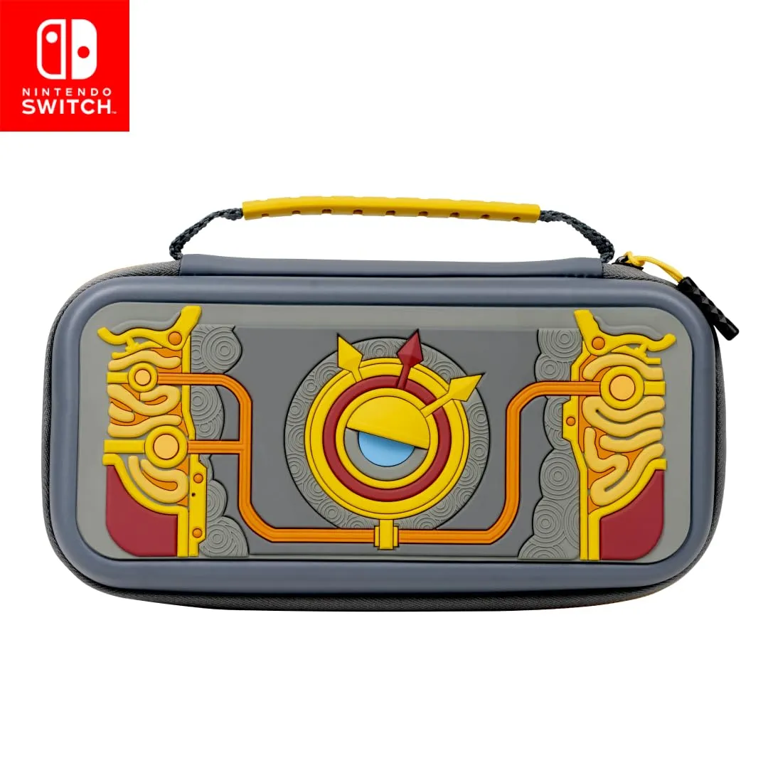 PDP Travel Case Plus GLOW for Nintendo Switch/Switch Lite/Switch OLED: Legend of Zelda Tears of the Kingdom Cosplay Purah Pad 3D (Glow in the Dark)