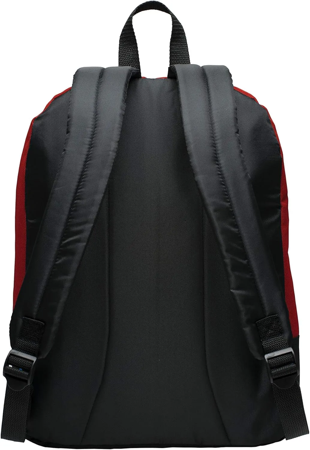 Personalized Customized Basic Classic Red College Backpacks, 5 or 10 Pack - Add Your Embroidered Logo