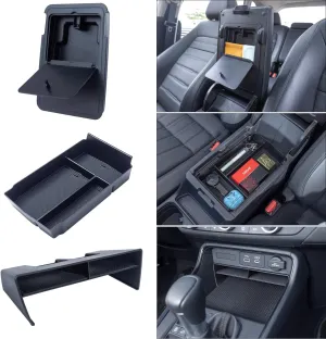 PIMCAR 3-Piece Center Console Organizer Set for 2023-2025 Honda CR-V & CR-V Hybrid - Custom Fit Armrest Tray, Console Tray and Hidden Storage Box, Durable ABS Car Accessories
