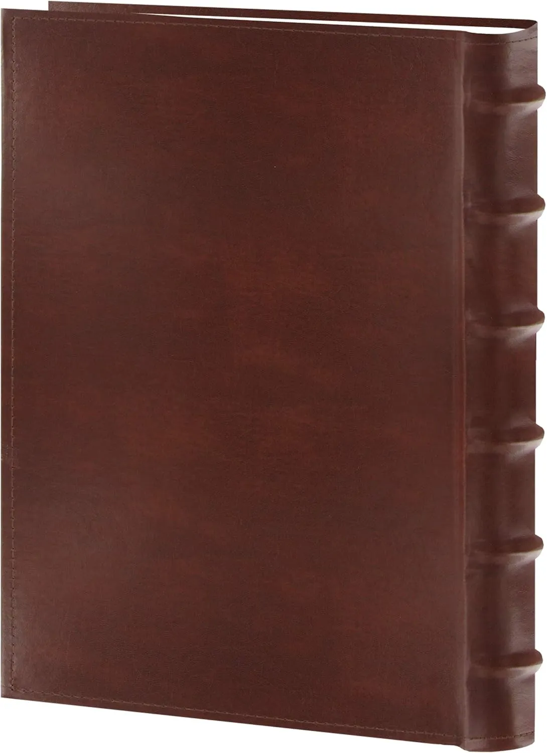 Pioneer Photo Albums Sewn Bonded Leather Bookbound 300 Pkt 4x6 Bi-Directional Photo Album, Brown, ( Pack of 1)