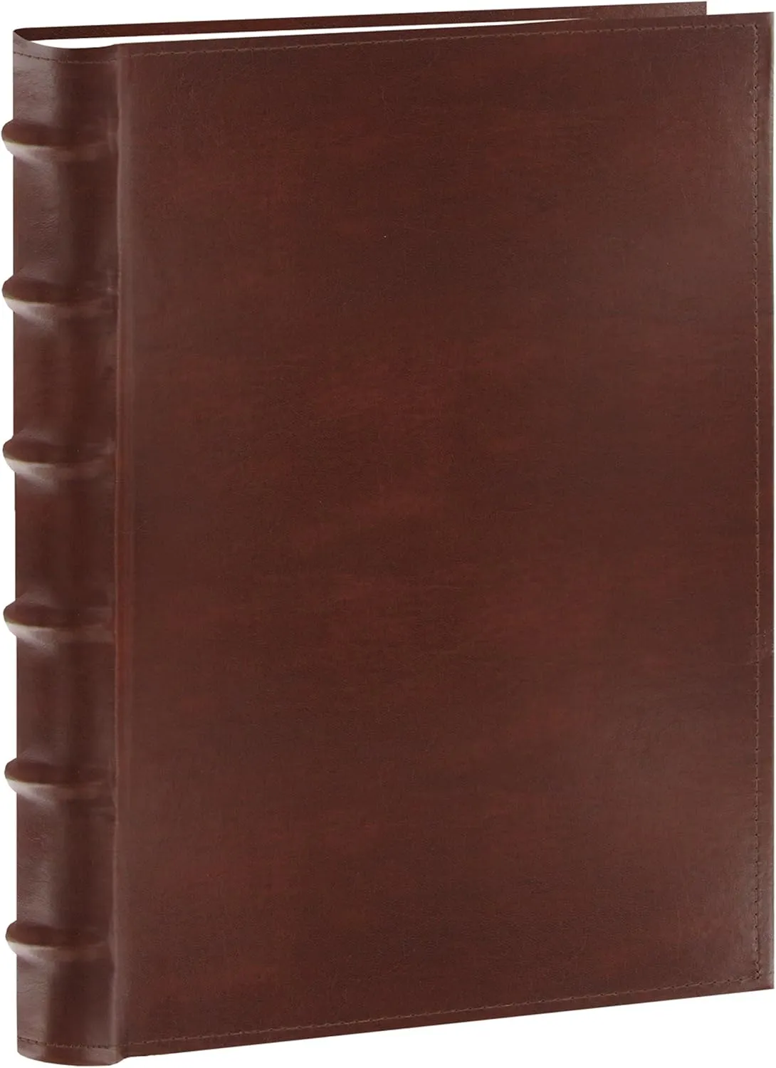 Pioneer Photo Albums Sewn Bonded Leather Bookbound 300 Pkt 4x6 Bi-Directional Photo Album, Brown, ( Pack of 1)