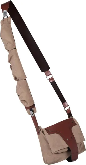 Poe Dameron Cosplay Shoulder Bag Halloween Carnival Party Poe Dameron Cosplay Outfit Prop Bag