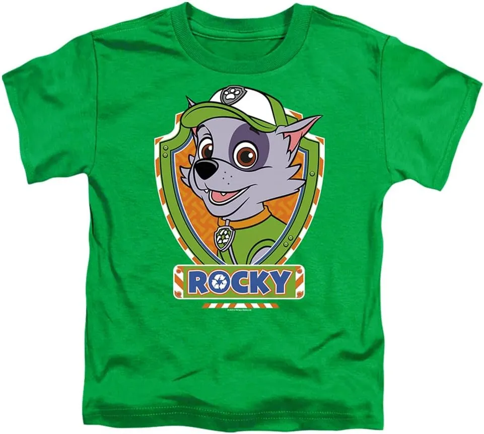 Popfunk Classic Paw Patrol Pup Shield Kids T-Shirt for Youth Toddler Boys and Girls Collection