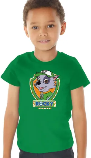 Popfunk Classic Paw Patrol Pup Shield Kids T-Shirt for Youth Toddler Boys and Girls Collection