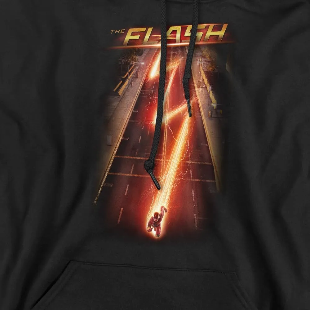 Popfunk Classic The Flash TV Series Logo Pull-Over Hoodie Sweatshirt
