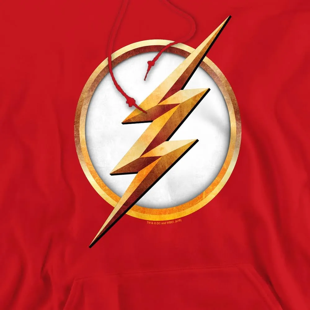 Popfunk Classic The Flash TV Series Logo Pull-Over Hoodie Sweatshirt