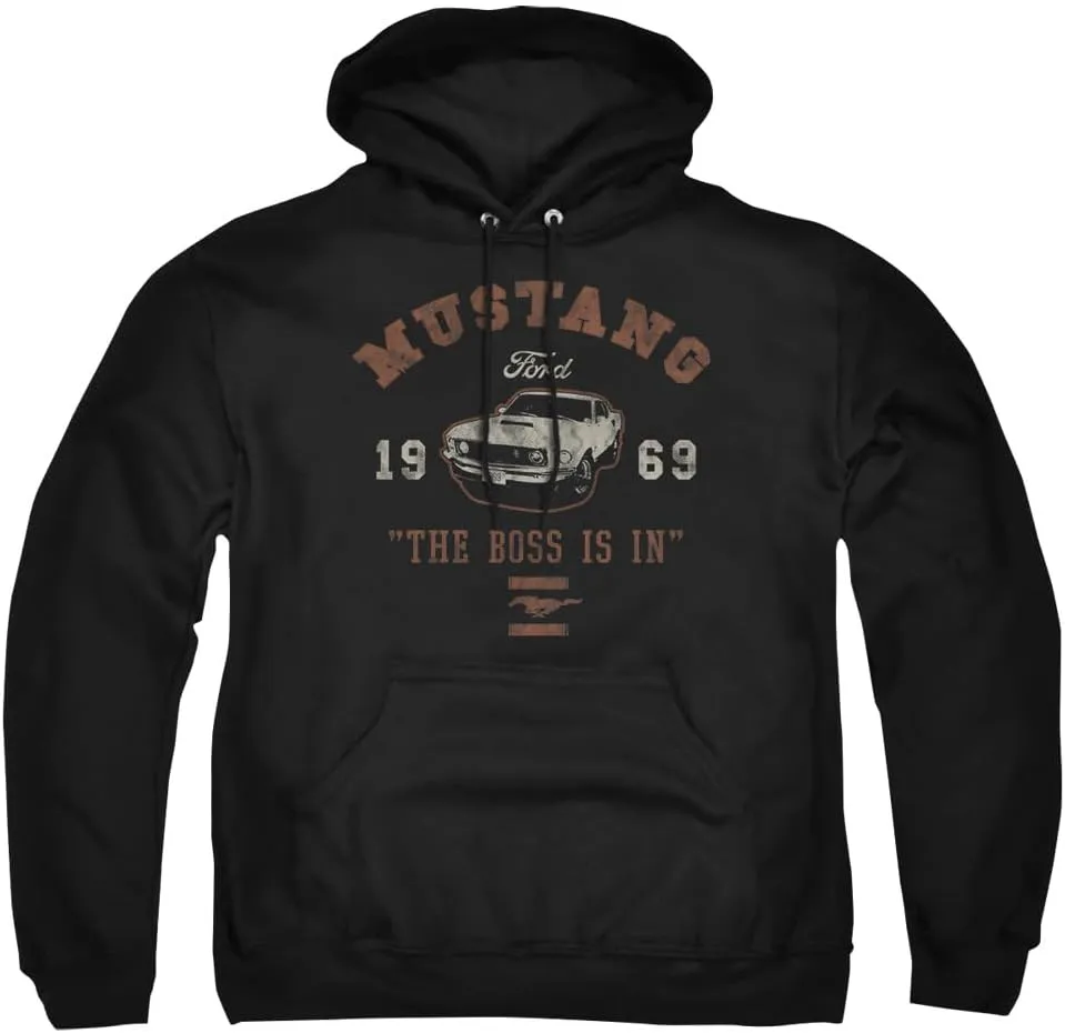 Popfunk Ford Mustang Mustang Stripes Unisex Adult Pull-Over Hoodie