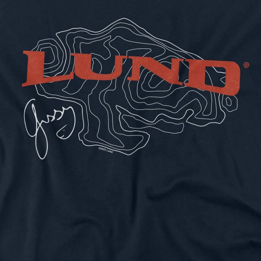 Popfunk Lund Fish Finder Logo Unisex Adult Long-Sleeve T Shirt Collection