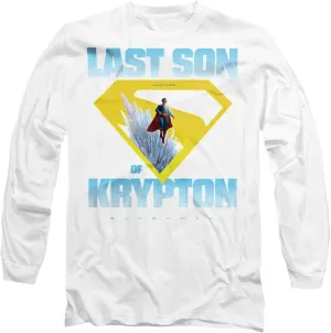 Popfunk Superman 2025 Last Son of Krypton Unisex Adult Long-Sleeve T Shirt